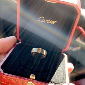 COPY - - Love ring. 18k gold. Marks serial number, size, date